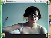 Fille chinoise Skype déshabillage (Réel)